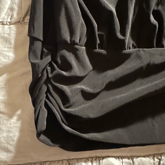 Perseption Black Ruffled Neck Blouse - Picture 4 of 6